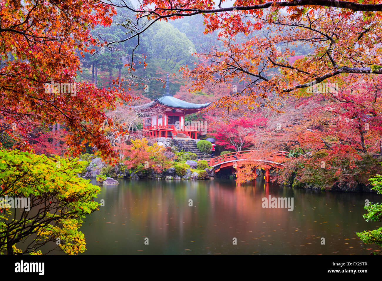 Kyoto, Japan at Daigo-ji Temple in autumn Stock Photo - Alamy