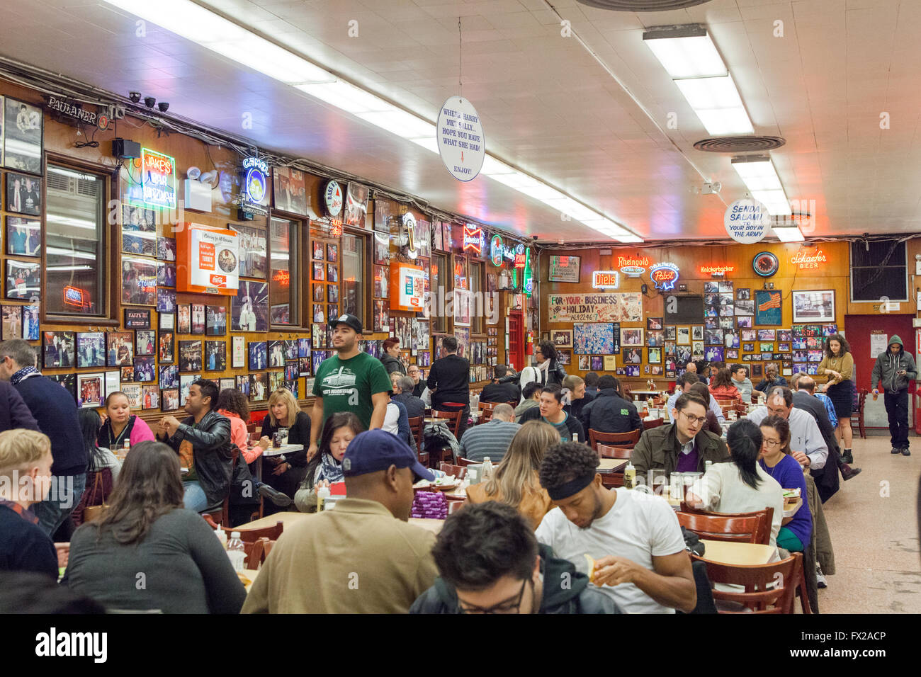Katz's Deli, A Delicatessen diner on the Lower East Side, New York City