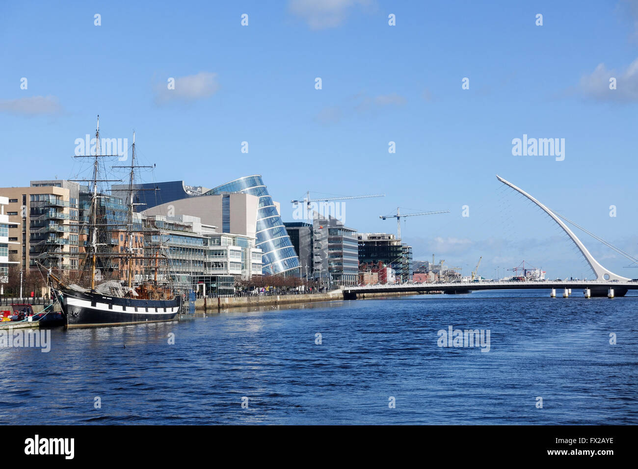 The River Liffey, North Wall Quay, Dublin, Ireland 1 Stock Photo Alamy