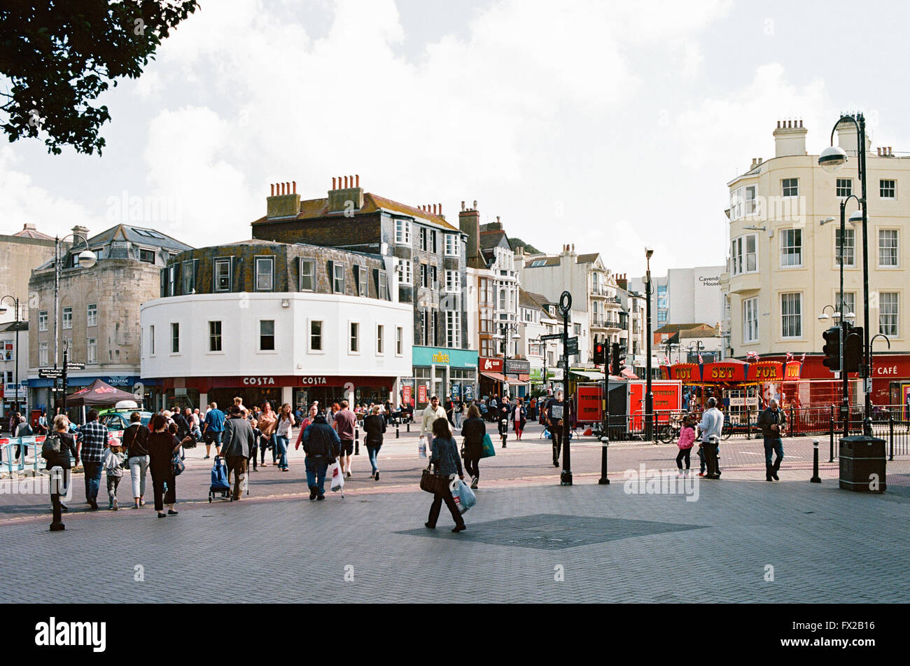 Hastings Town Centre, East Sussex, UK Stock Photo 102085458 Alamy