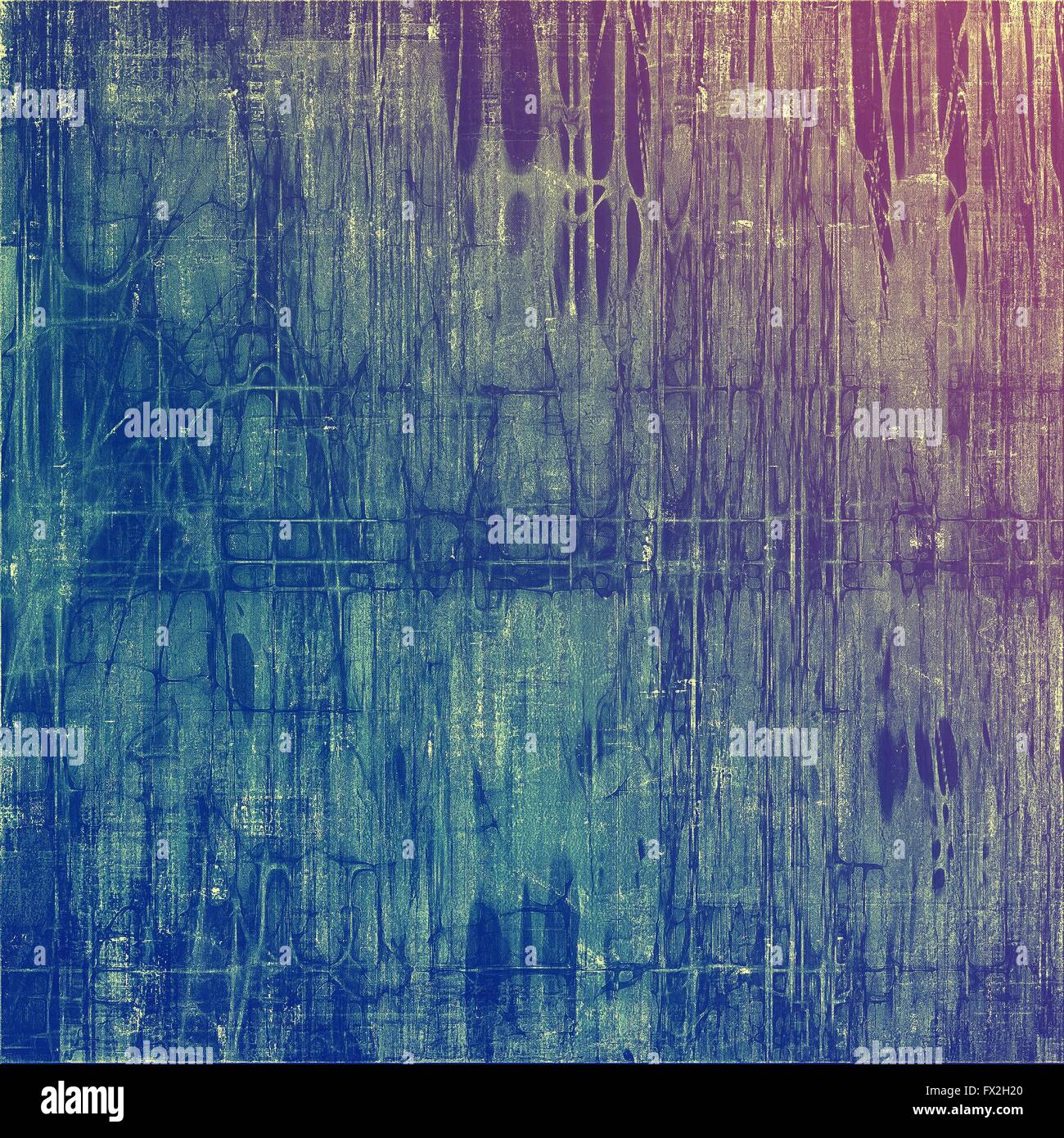 Weathered and distressed grunge background with different color ...