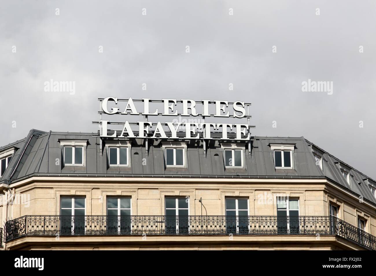 The Galeries Lafayette building in Paris, France Stock Photo