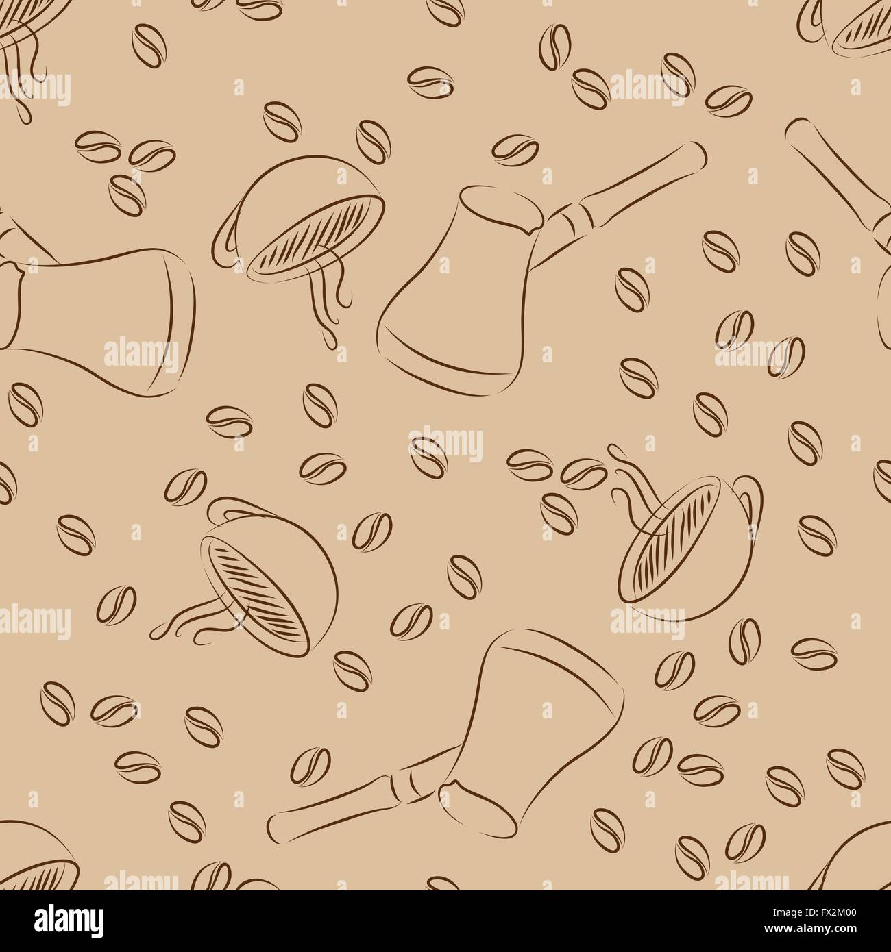 coffee cup seamless Stock Vector Image & Art - Alamy