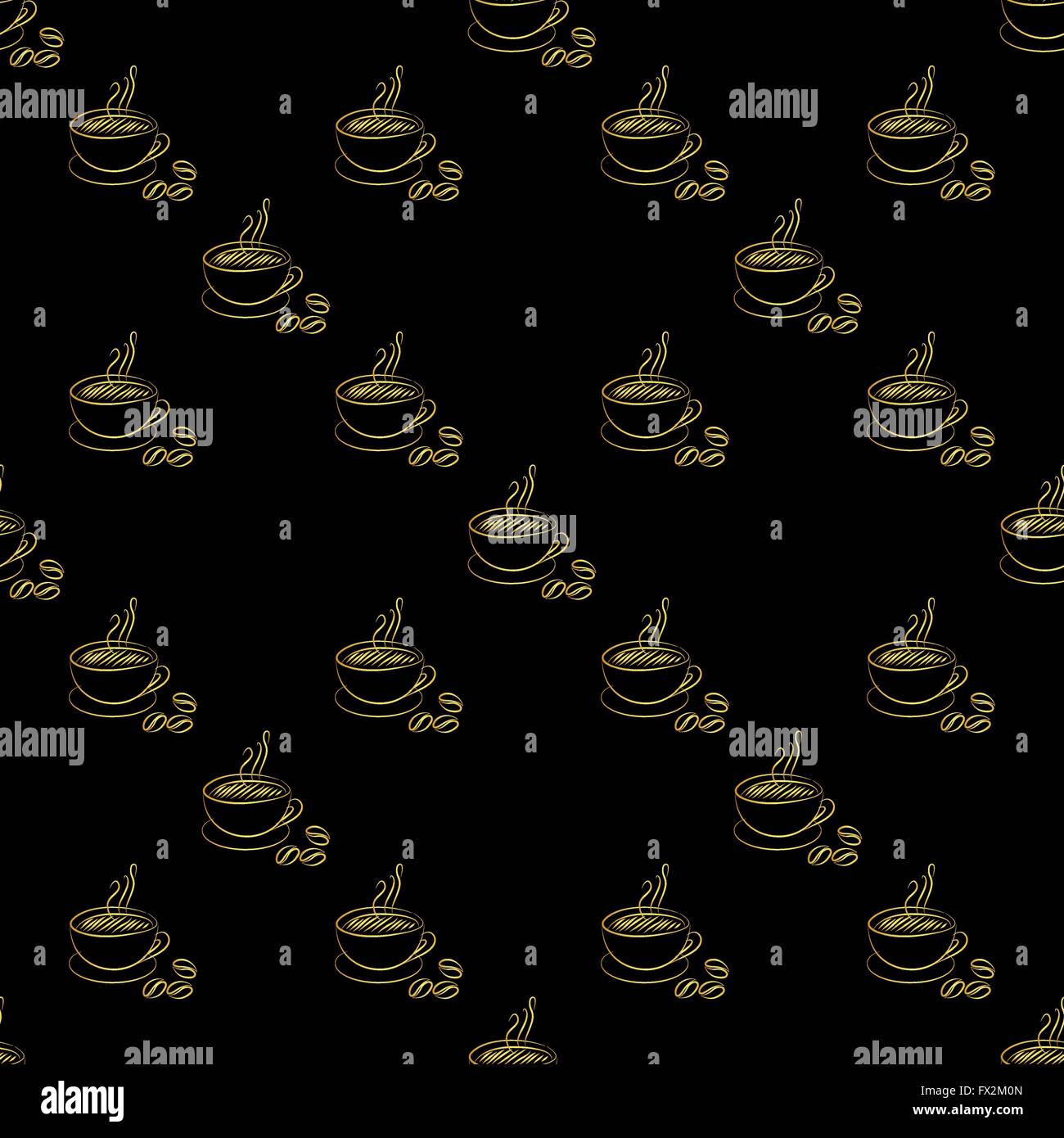 coffee cup seamless Stock Vector Image & Art - Alamy