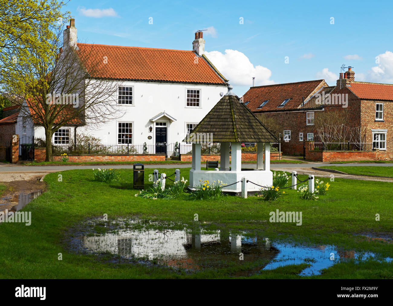 The village of Askham Richard, North Yorkshire, England UK Stock Photo