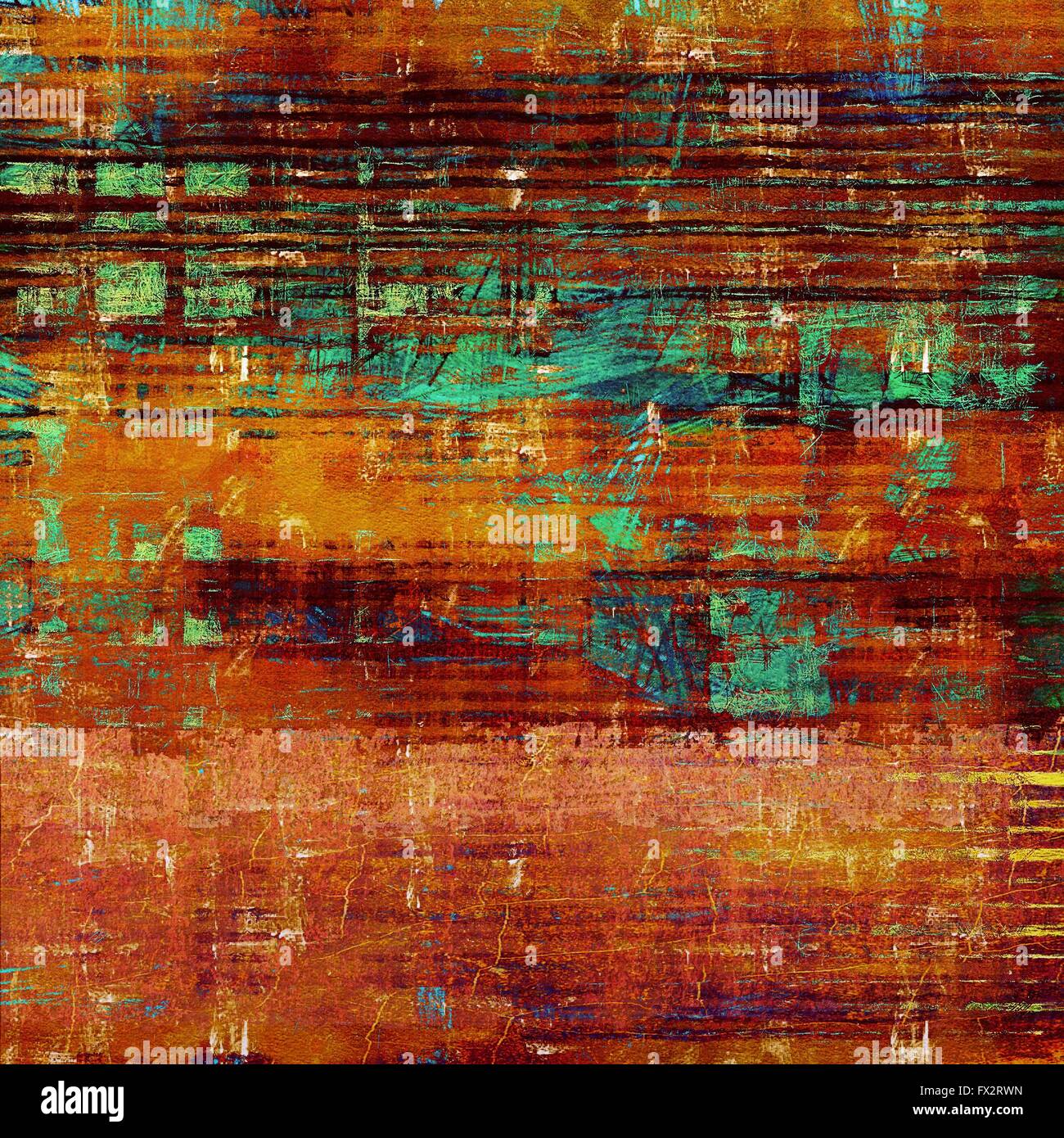 Abstract distressed grunge background. With different color patterns ...