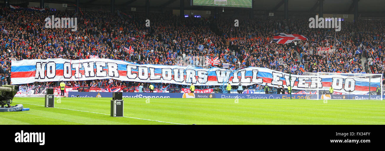 Hampden Park Glasgow Scotland 10th Apr 2016 Petrofac Training
