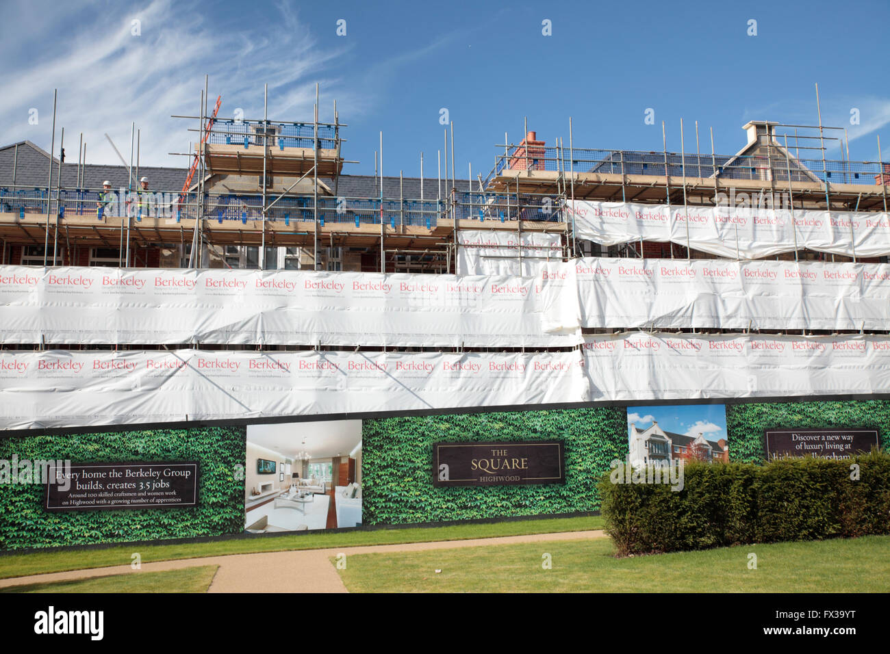 New Homes in Horsham, West Sussex, England Stock Photo