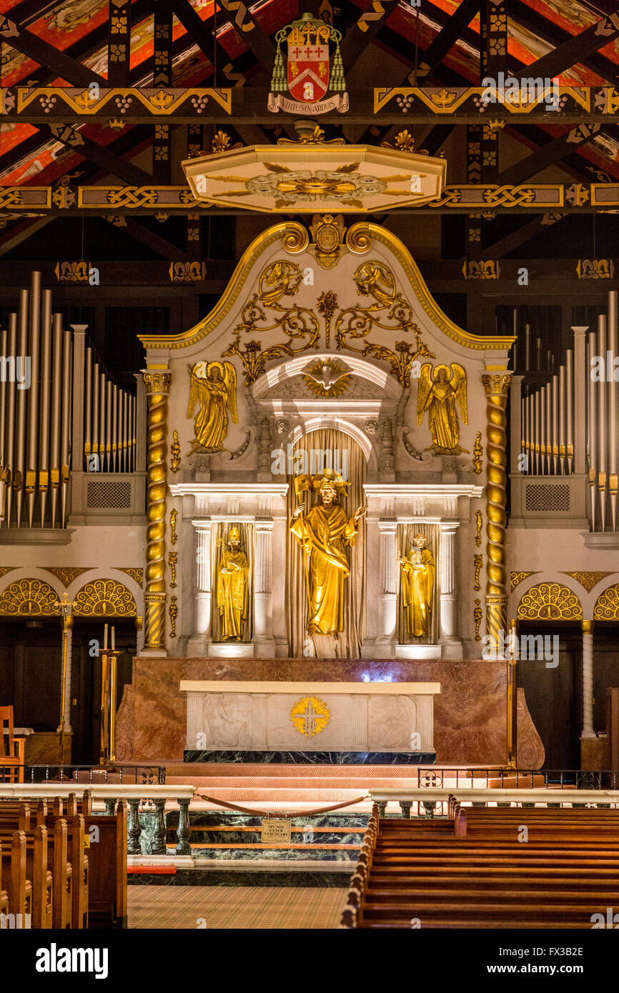 St. Augustine, Florida, USA. Altar, Cathedral Basilica of St. Augustine