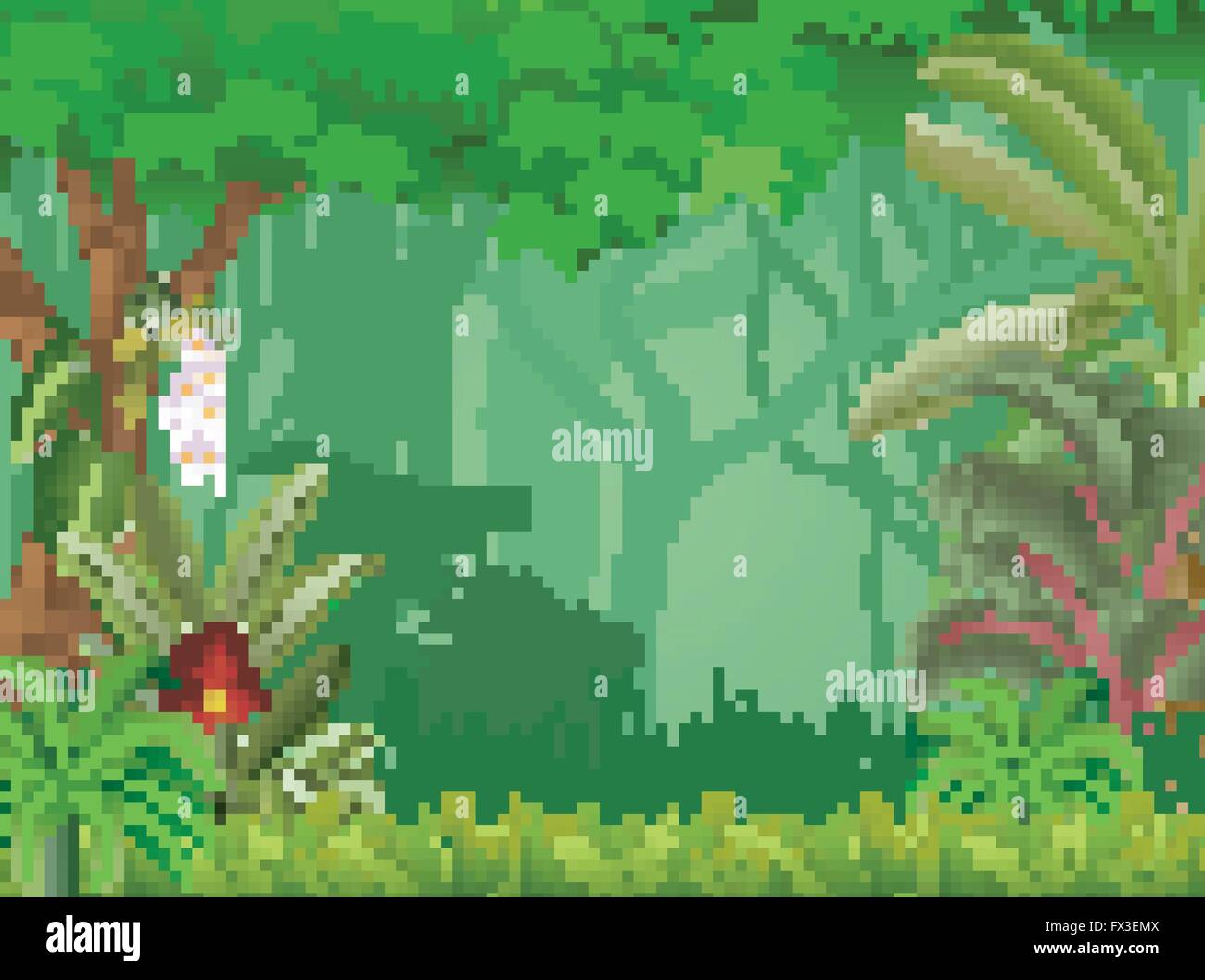 Illustration of forest background Stock Vector Image & Art - Alamy