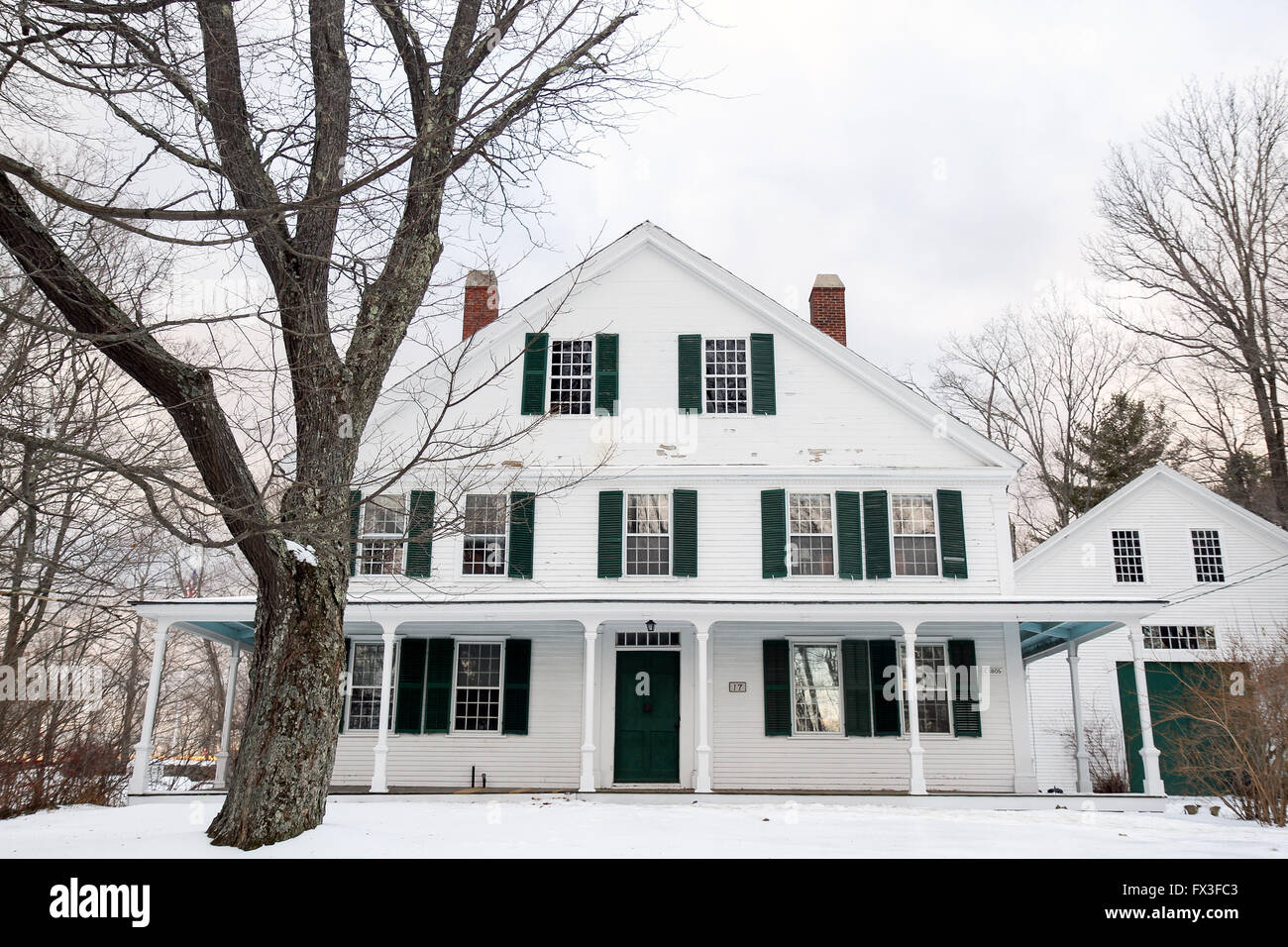 An old home in Jaffrey Center Historic District, Jaffrey, New Hampshire