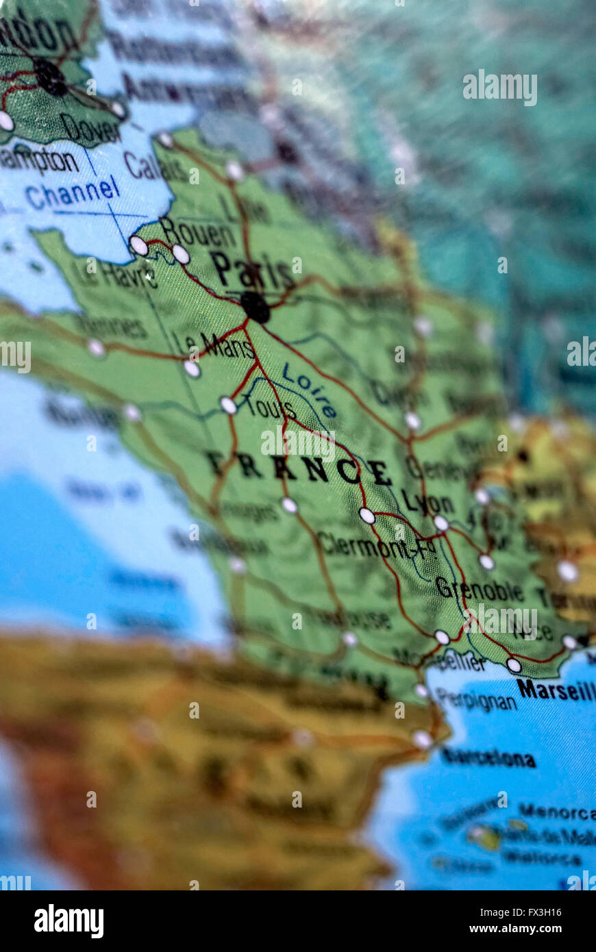 France map hi-res stock photography and images - Alamy