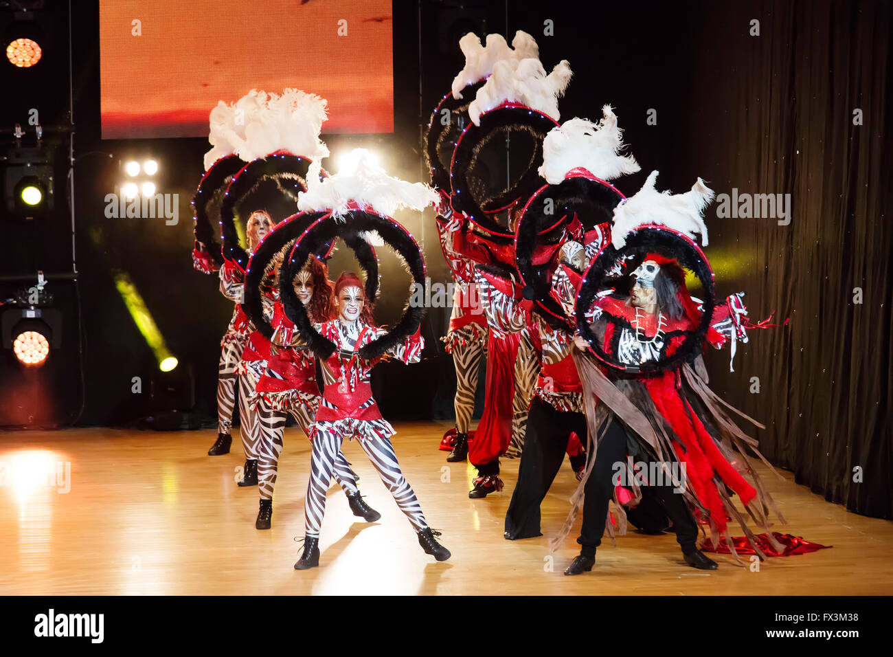 Dancing competition, Torremolinos Malaga province Costa del Sol, Andalusia, Spain Europe Stock Photo