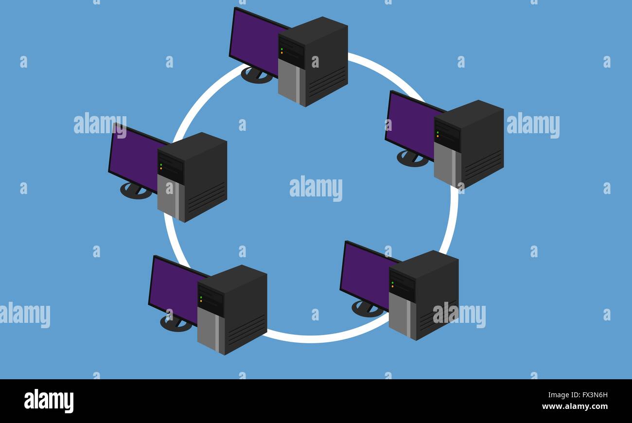 Star, Ring Network, Network Topology, Computer Network, Token Ring, Diagram,  Local Area Network, Star Network transparent background PNG clipart |  HiClipart