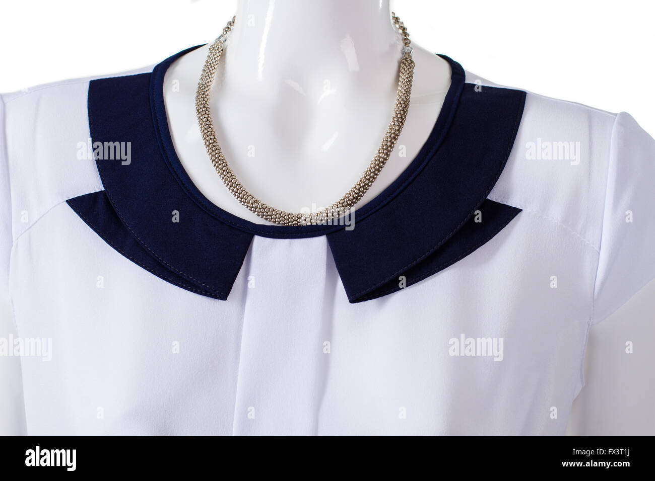 Lady wearing necklace hi-res stock photography and images - Alamy