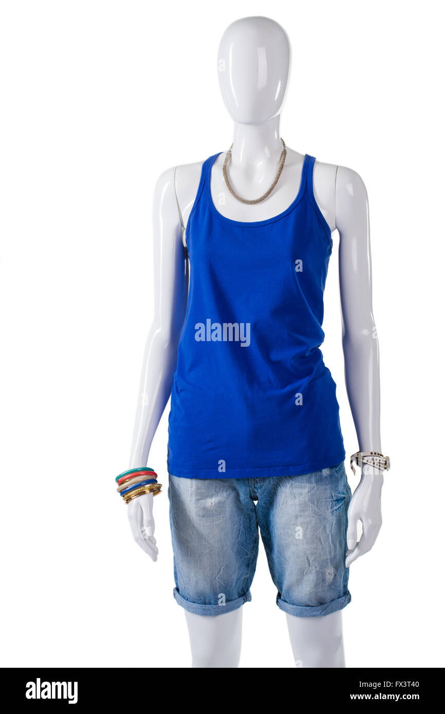 Blue tank top hi-res stock photography and images - Alamy
