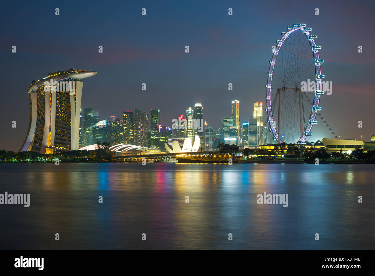 Singapore marina bay waterfront in hi-res stock photography and images ...