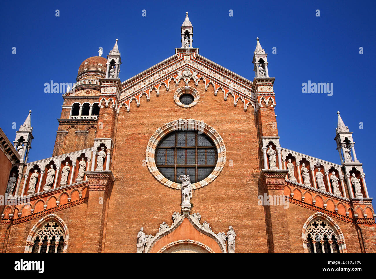 The church of Madonna dell'Orto, at Sestiere ('district') di Cannaregio, Venice, Veneto, Italy Stock Photo