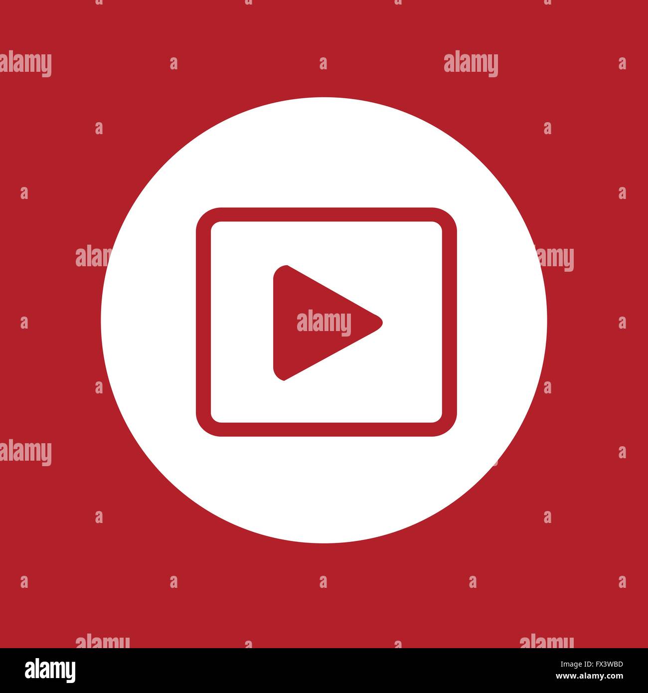 play button icon design Illustration Stock Vector Image & Art - Alamy