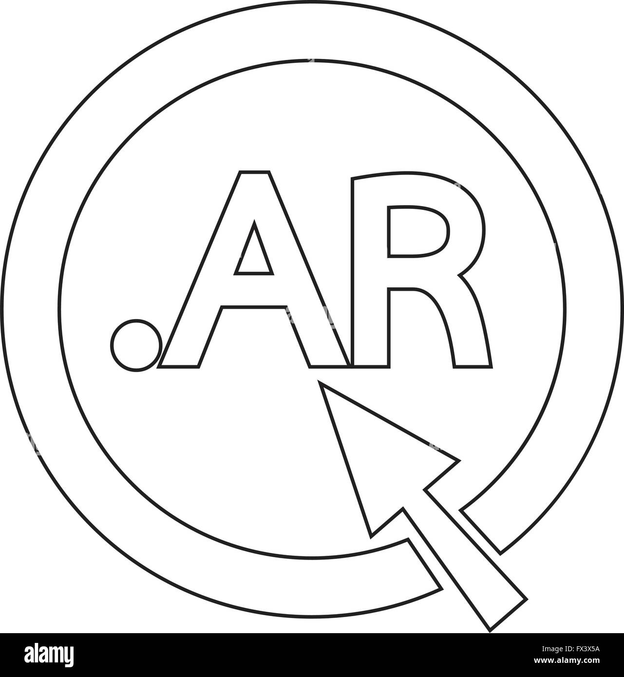 Vectors vector illustration ar Black and White Stock Photos & Images ...