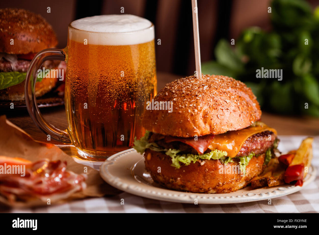 Burger Fries Drink Stock Photos & Burger Fries Drink Stock Images Alamy