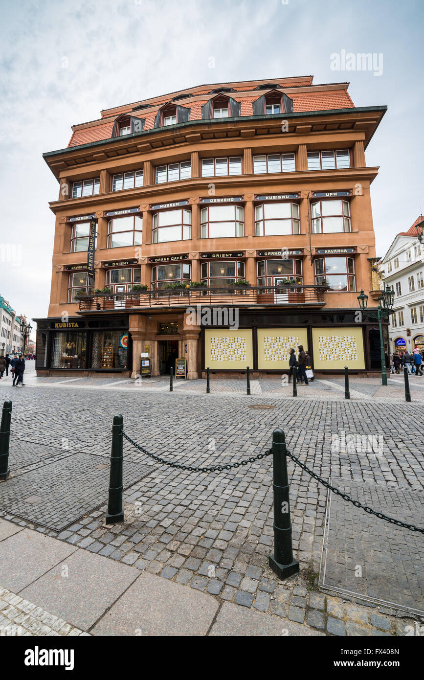 House of the Black Madonna, Old Town, Prague, Czech Republic Stock ...