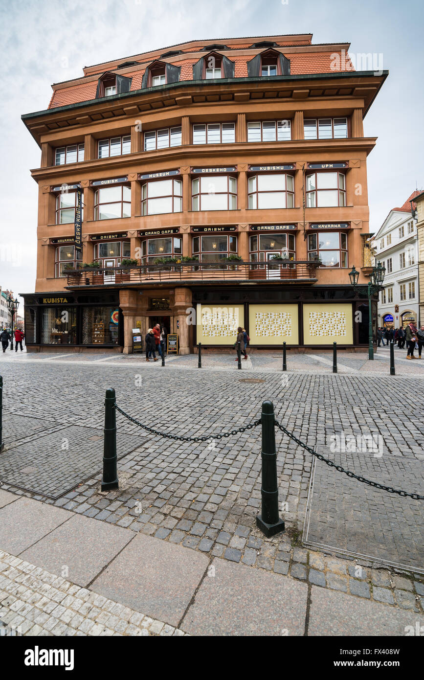 House of the Black Madonna, Old Town, Prague, Czech Republic Stock ...