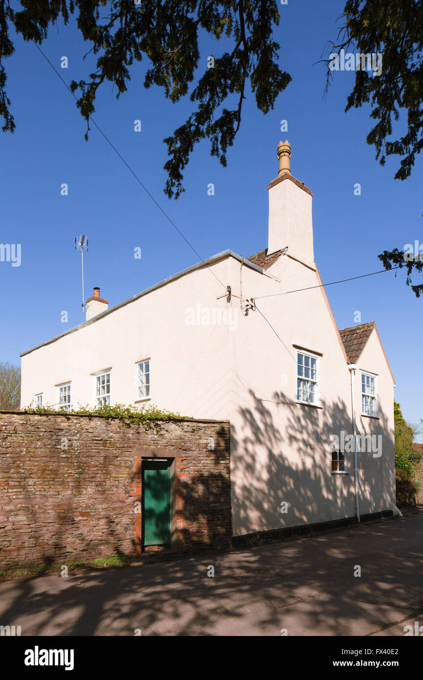 Beautiful 17th to 18th century town house in the village of Iron Acton, South Gloucestershire. Stock Photo