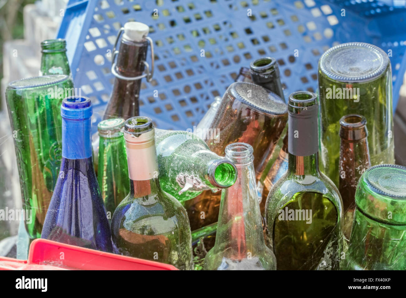 Alcohol bottles recycling hires stock photography and images Alamy