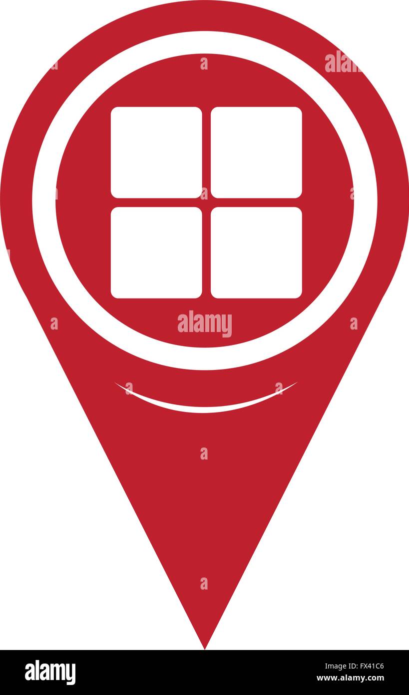 Map Pin Pointer Menu icon Stock Vector Image & Art - Alamy