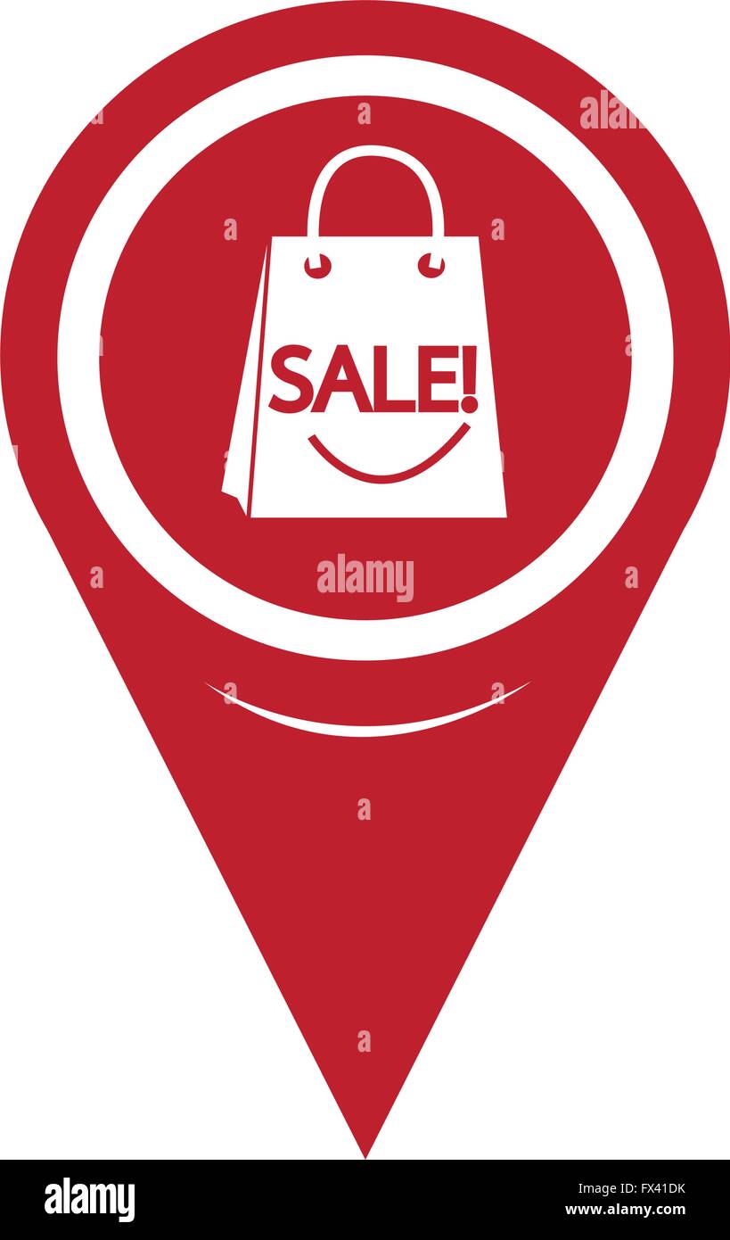 Sale tag pin map hi-res stock photography and images - Alamy
