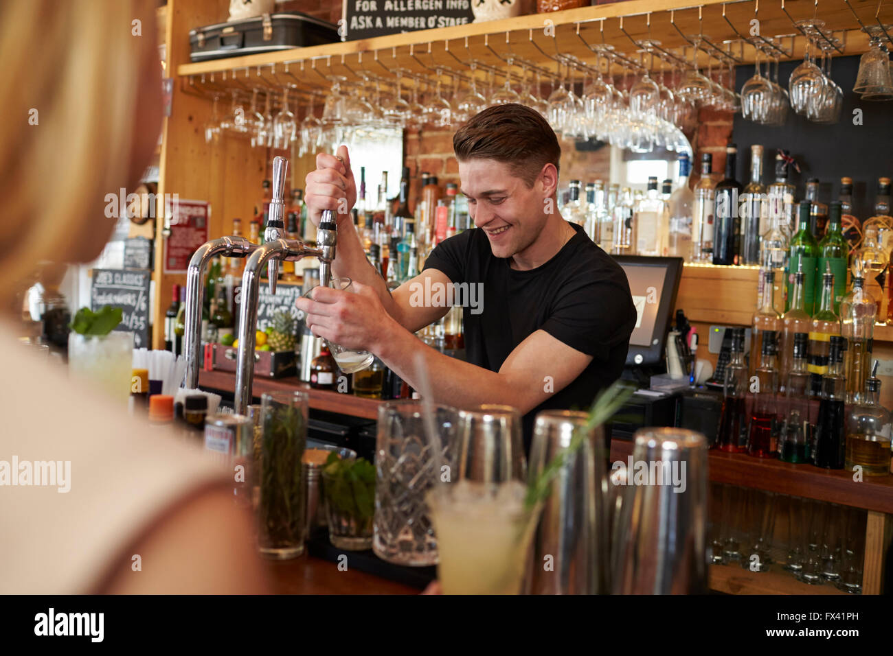 Busy Bar Counter Stock Photos & Busy Bar Counter Stock Images Alamy