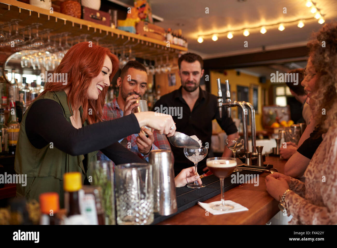 Man woman having lesson in hi-res stock photography and images - Alamy