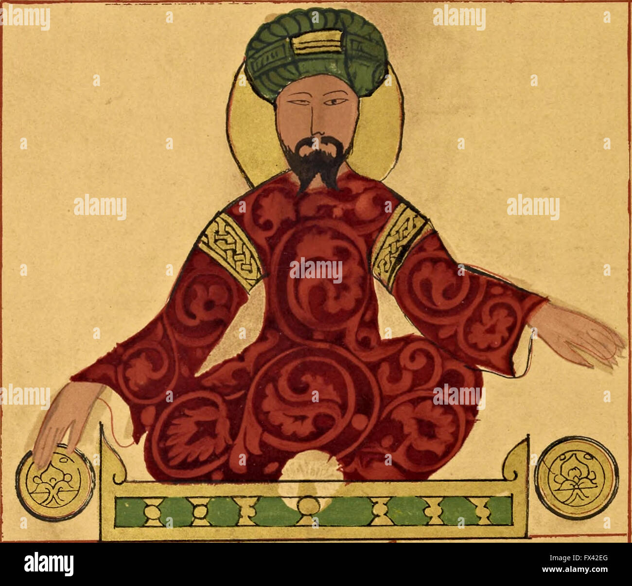 Saladin, An-Nasir Salah ad-Din Yusuf ibn Ayyub, known as Saladin Stock Photo