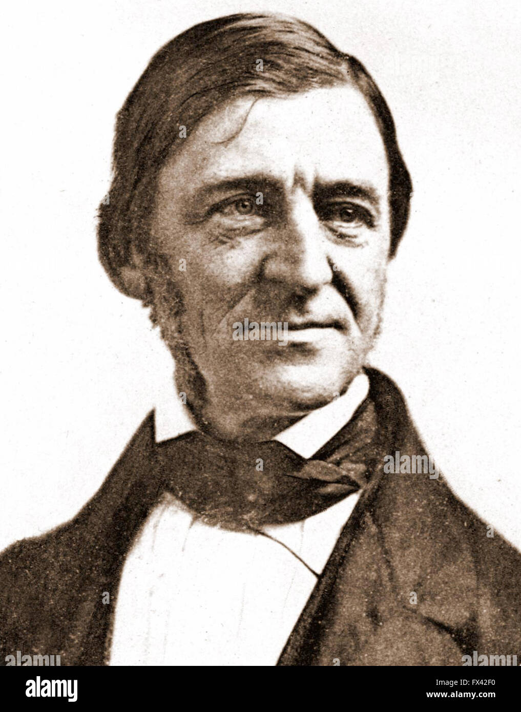 Ralph Waldo Emerson Stock Photo