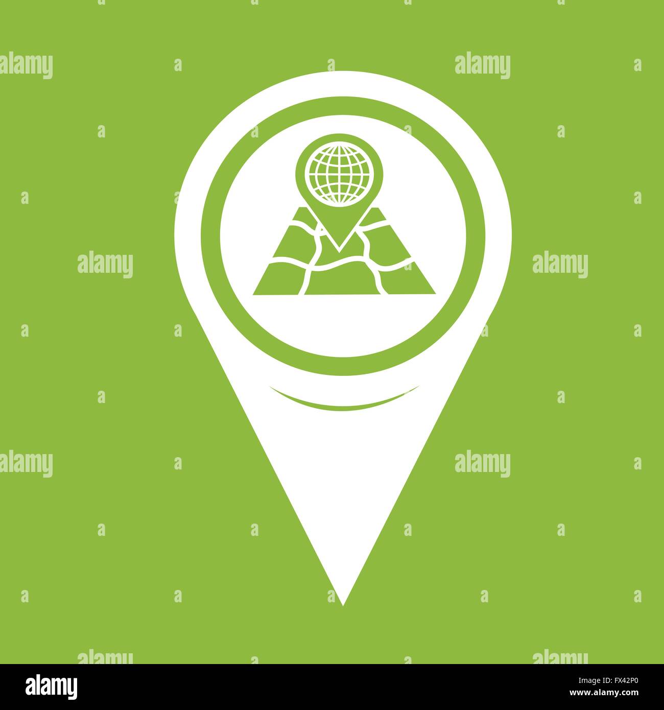 Map pin icon digital Stock Vector Images - Alamy
