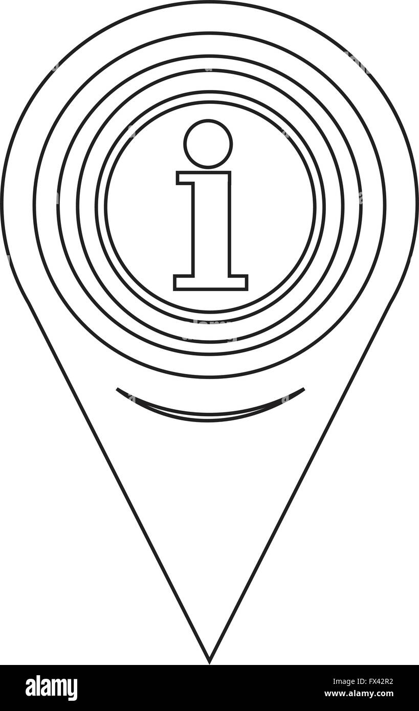 Map Pin Pointer Information icon Stock Vector Image & Art - Alamy