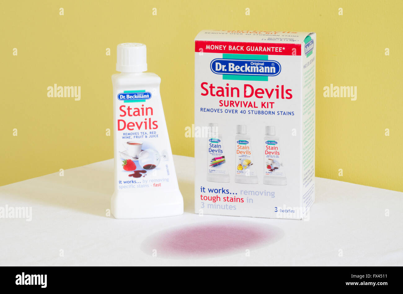 Dr. Beckmann Stain Devils Survival Kit Stock Photo Alamy