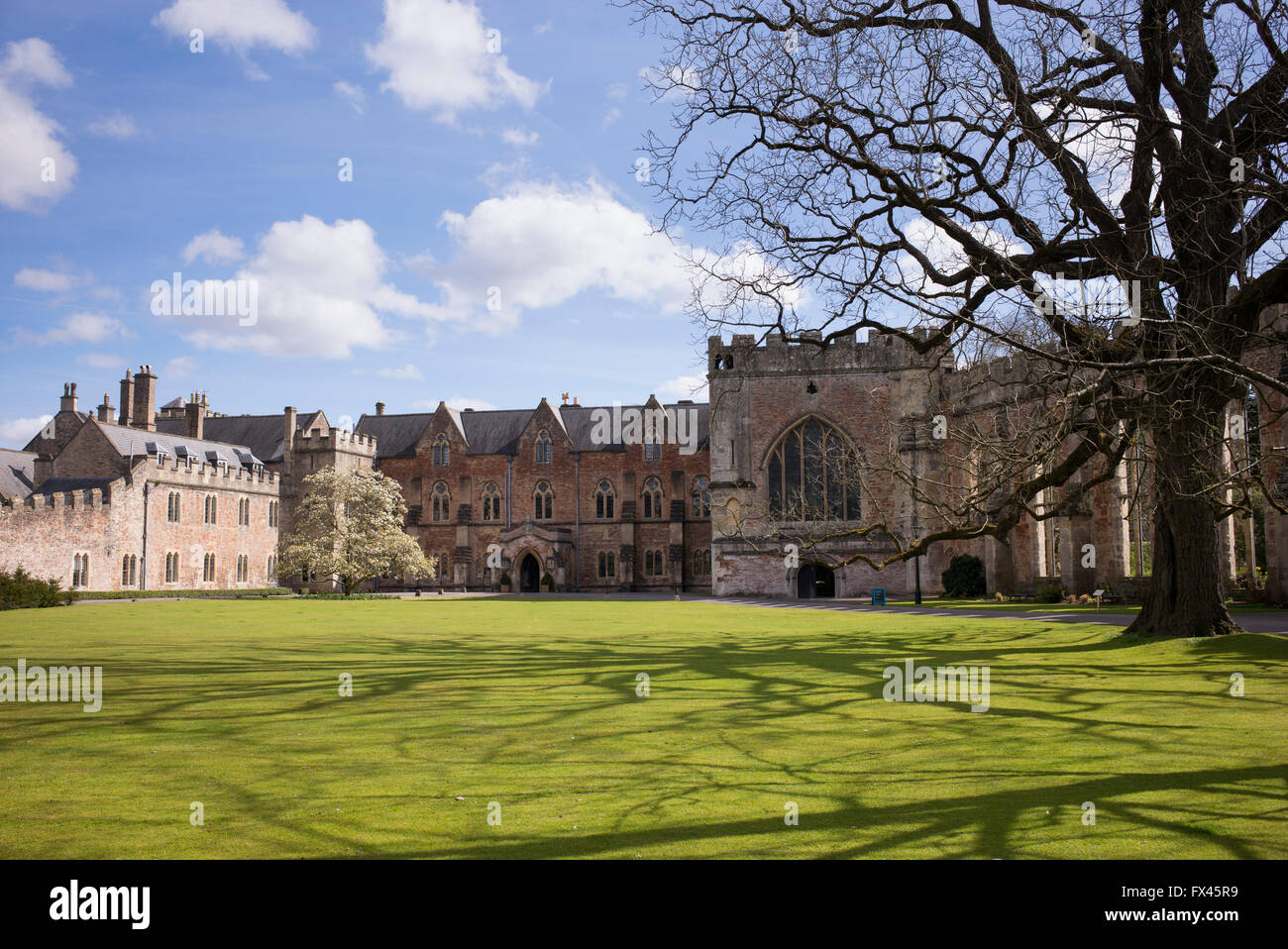 The Bishops Palace. Wells, Somerset, England Stock Photo