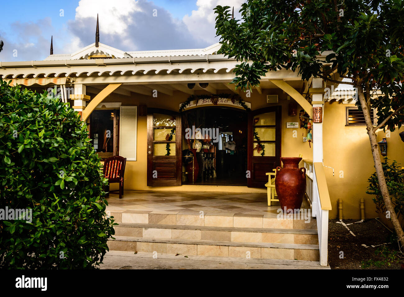 La Bussola Italian Restaurant, Dutchman's Bay, Coolidge, Antigua Stock  Photo - Alamy