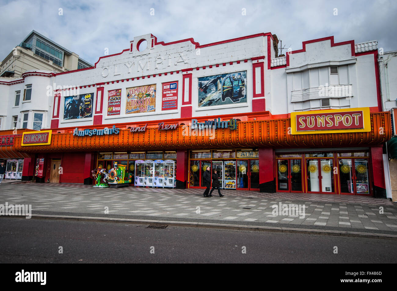 Art deco amusements arcade on hi-res stock photography and images - Alamy