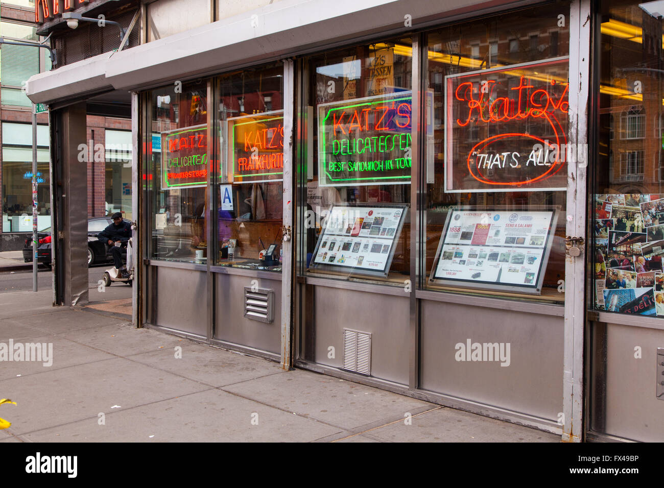 Katz's Deli, A Delicatessen diner on the Lower East Side, New York City