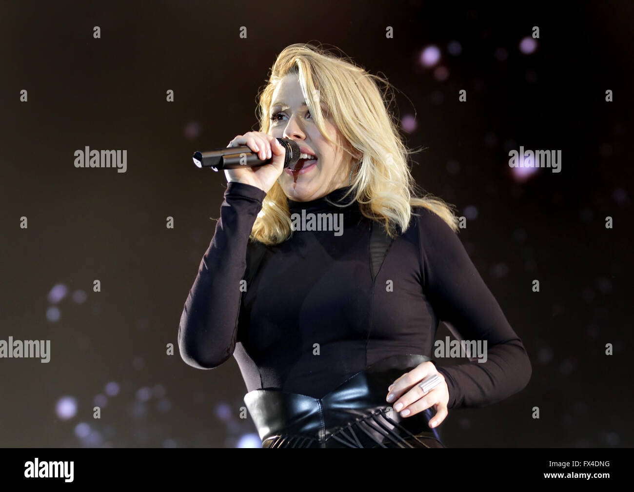 Ellie Goulding performing at Liverpool Echo Arena Featuring: Ellie