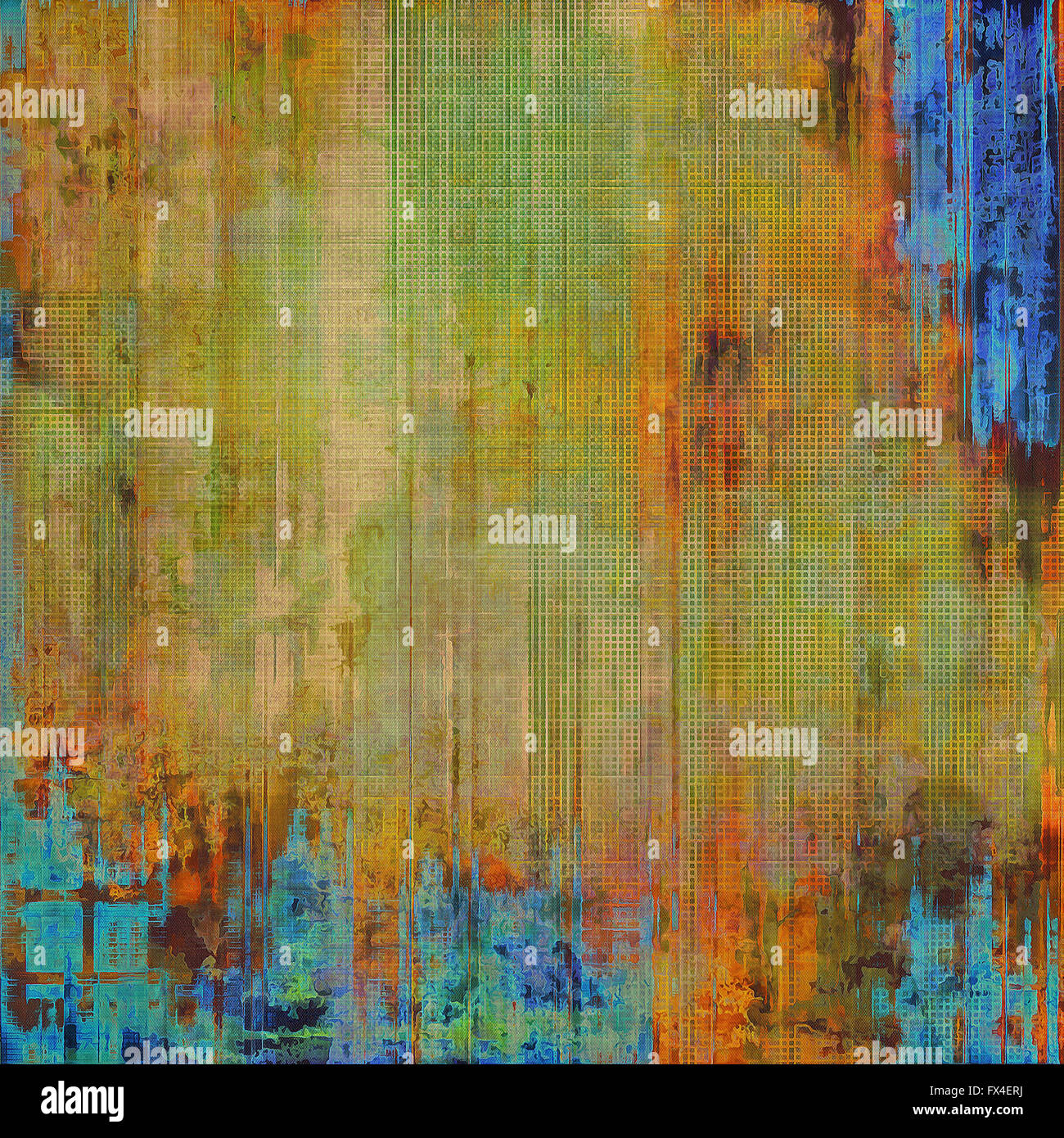 Texture Element Colour Grunge texture with decorative elements and different color patterns ...