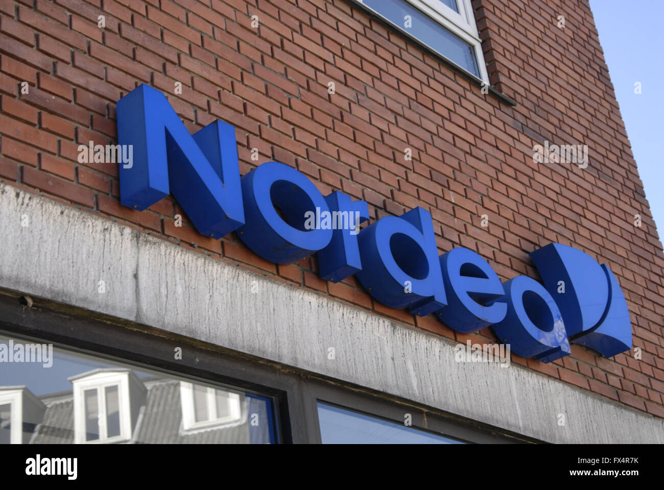COPENHAGEN / DENMARK  11 April 2016       Nordic bank Norea bank from Denmark and Sweden been name in Panama papers leak ,and nordea bank has taken action to drop working with firm in Panama      Photo.Francis Joseph Dean/DeanPictures) Stock Photo