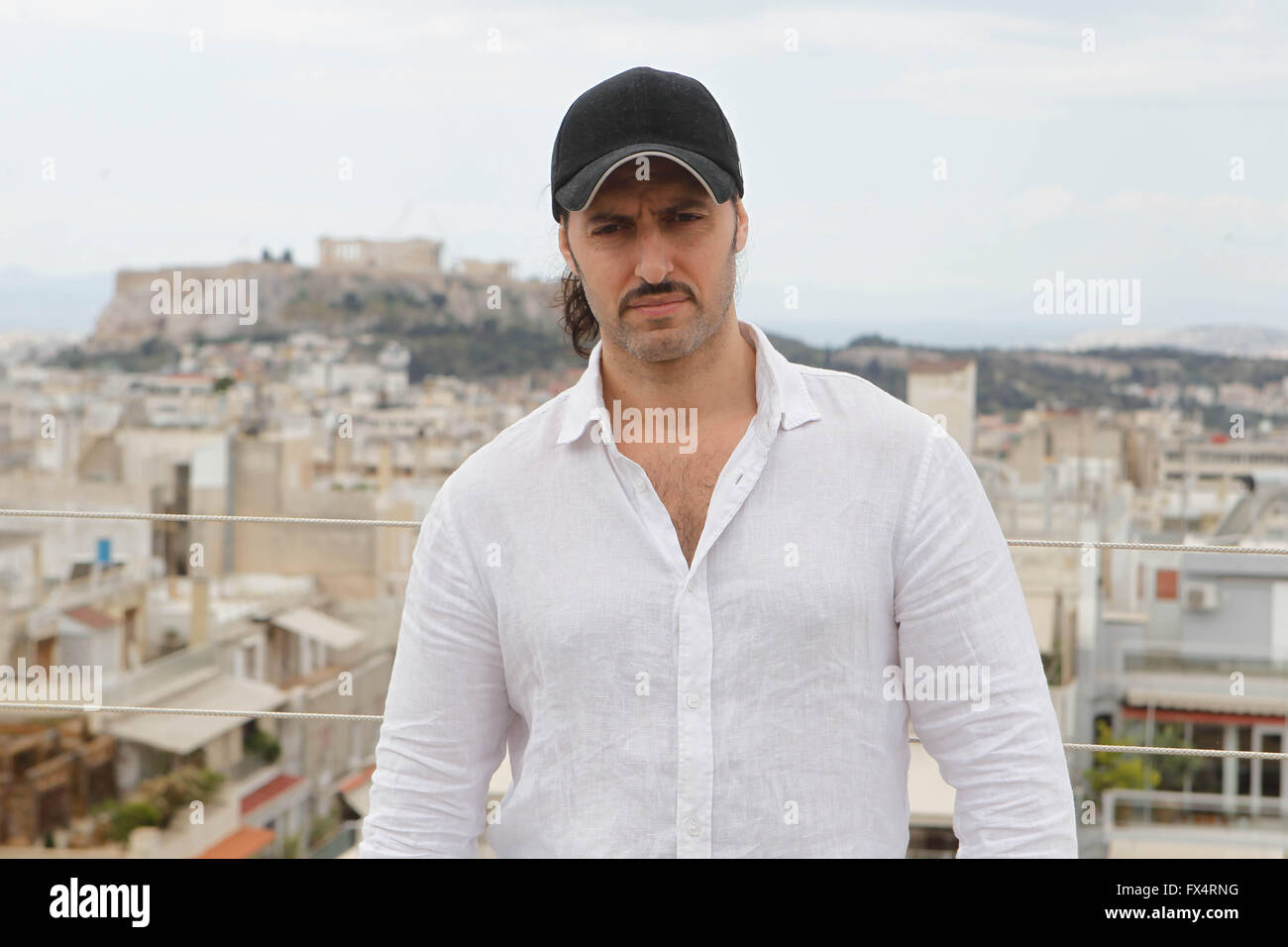 Athens, Greece. 11th Apr, 2016. French Actor Jalil Naciri Poses For ...