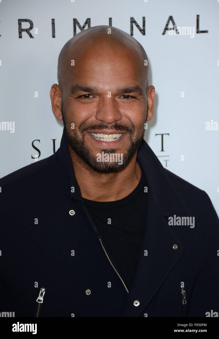 New York, NY, USA. 11th Apr, 2016. Amaury Nolasco at arrivals for CRIMINAL Premiere, AMC Loews Lincoln Sqaure, New York, NY April 11, 2016. Credit:  Derek Storm/Everett Collection/Alamy Live News Stock Photo