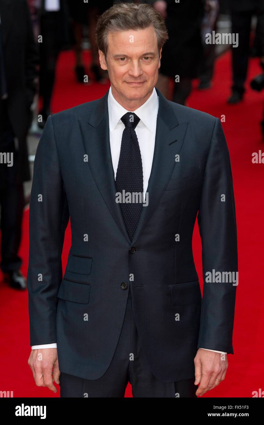 London, UK. 11th Apr, 2016. Colin Firth at UK Film Premiere of ‚Äú Eye In The Sky ‚Äù in London 11/04/2016 Credit:  dpa picture alliance/Alamy Live News Stock Photo