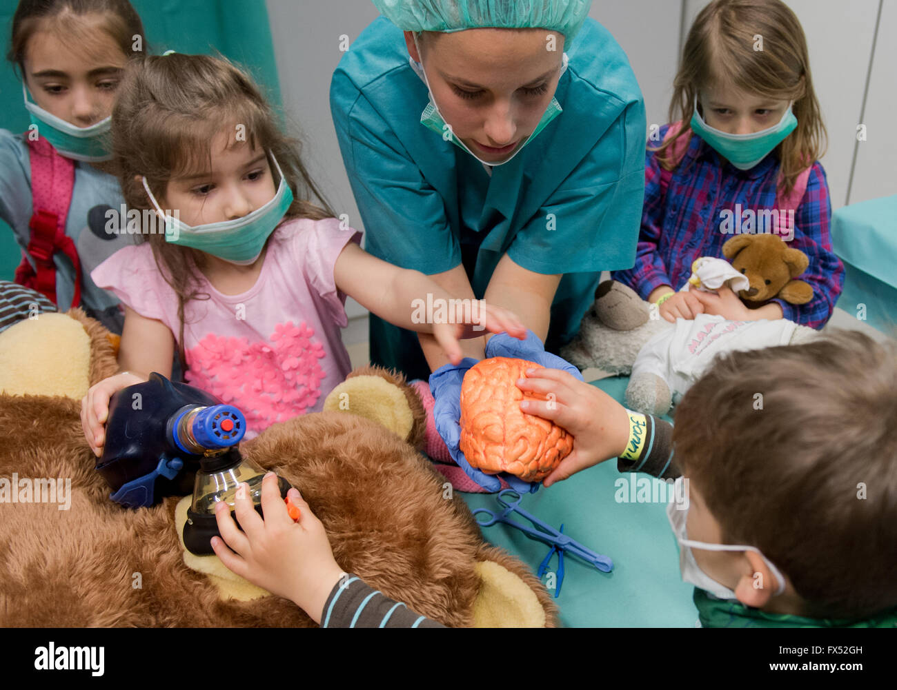 Dresden, Germany. 12th Apr, 2016. Medical student Sophie Breuer