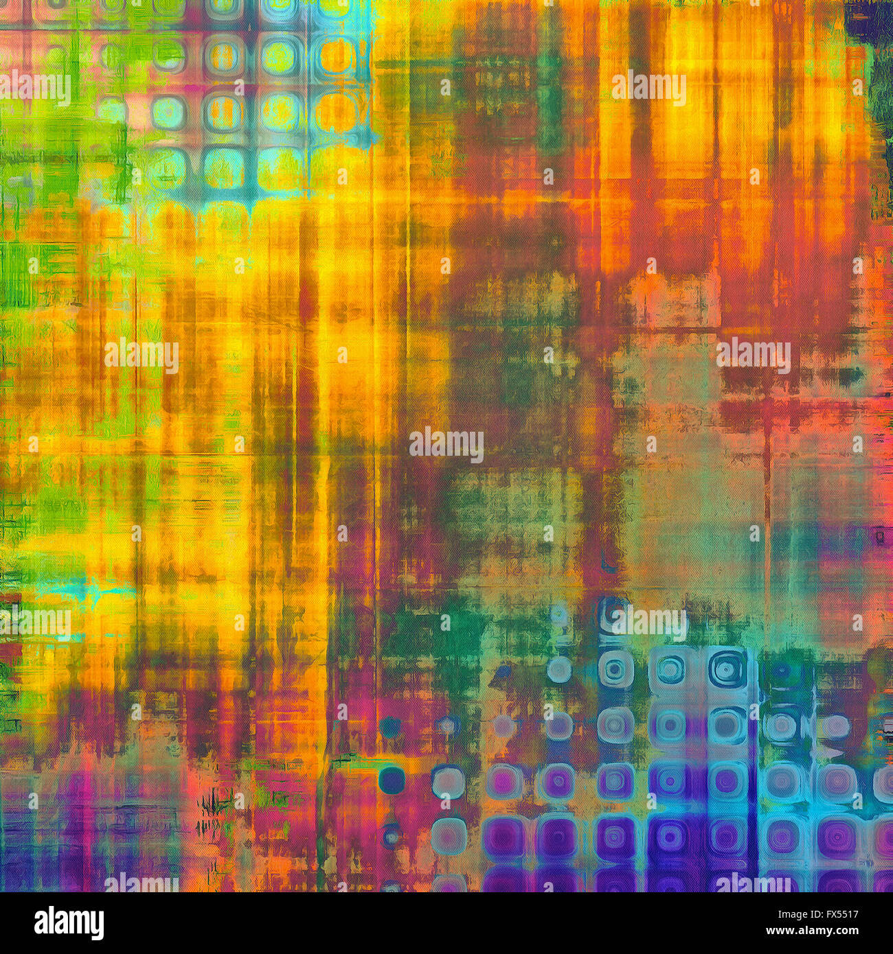 Grunge Aging Texture Art Background With Different Color Patterns 
